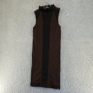 Free PeopleIntimately bodycon dress black brown color sleeveless size XS/S NEW